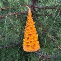 Свічка з бджолиного воску  "Ялинка"