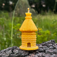 Свічка з бджолиного воску "Вулик"