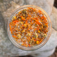 Сіль для ванни з календою та ромашкою