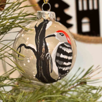 Набір ялинкових іграшок 6 шт (Птахи)