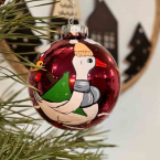 Набір ялинкових іграшок 6 шт (зима)