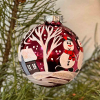 Набір ялинкових іграшок 6 шт (зима)