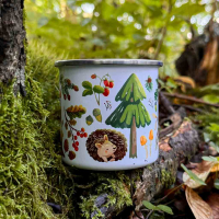 Металеве горнятко ЇЖак з лісу