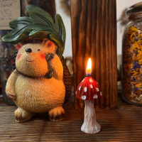 Свічка з воску "Мухомор"