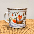 Металеве горнятко Зима