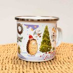 Металеве горнятко Зима