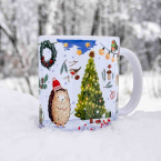 Керамическая чашка с авторским рисунком