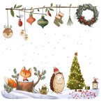 Листівка Зима в лісі 